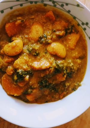 A picture of Sweet potato korma.