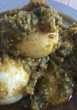 Foto resep Telur sambel hijau