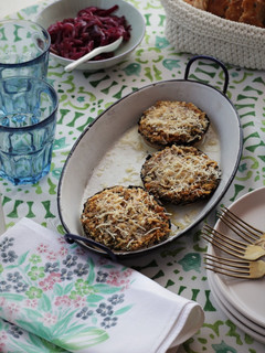 Foto di Funghi portobello gratinati con fonduta di monte veronese