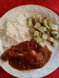 Pollo al V8 y BBQ (sin grasa)
