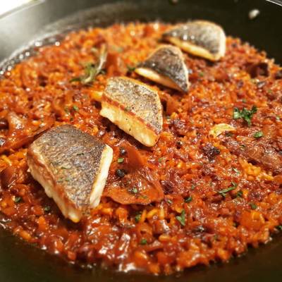 936º receta: ARROZ DE LUBINA EN CALDERO — MAYTE EN LA COCINA