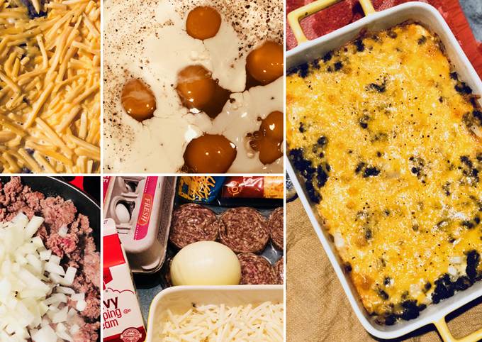 Step-by-Step Guide to Prepare Any-night-of-the-week Fullblood Wagyu Beef Sausage Breakfast Casserole