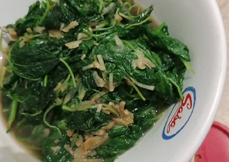 Tumis bayam ala holycow