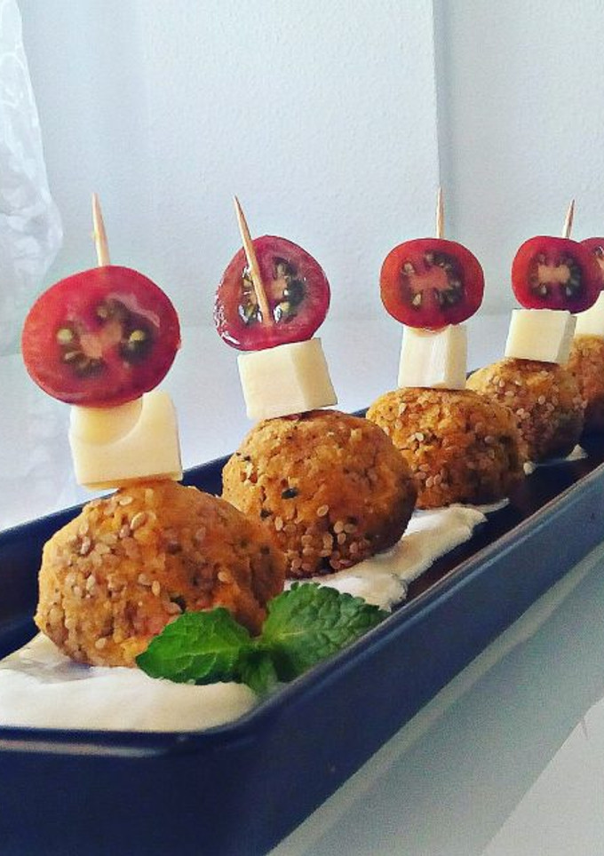 Una foto de Falafel al horno