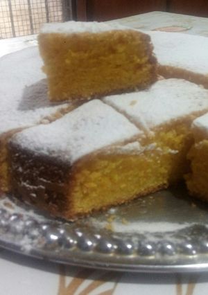 Una foto de Torta de zanahoria en licuadora
