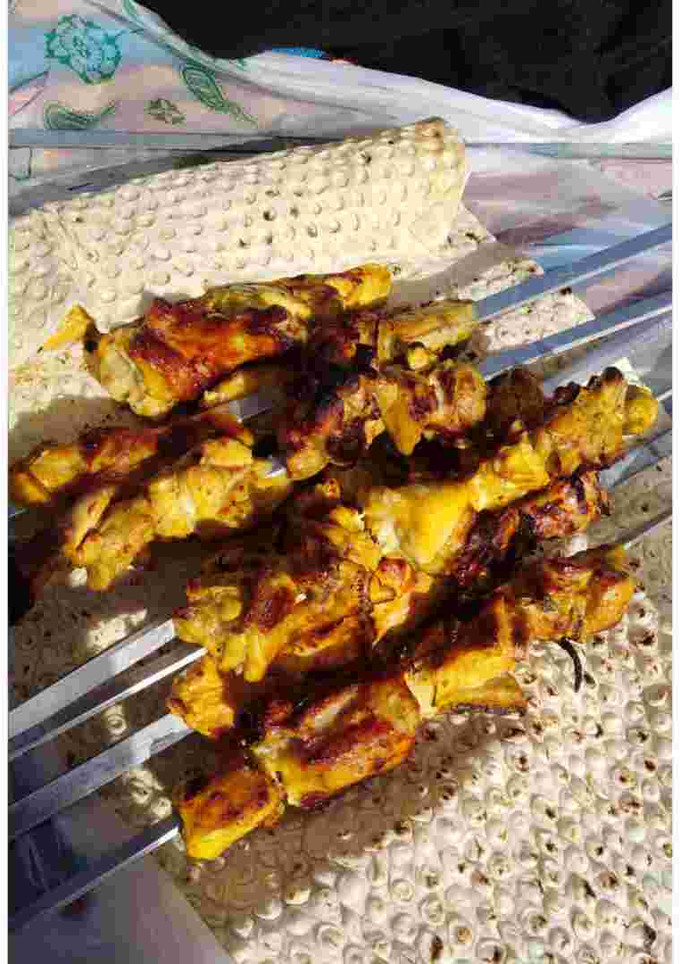 عکسی از دستور جوجه کباب