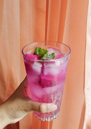 Foto resep Mojito Buah Naga 💜