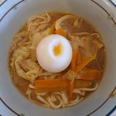 A picture of Creamy Miso Soup with Mee Tarik.