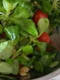 Salada de Canónigos e Tomate Cherry