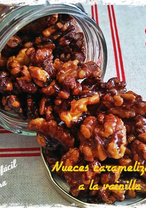 Foto principal de Nueces caramelizadas a la vainilla ¡Súper-crujientes!