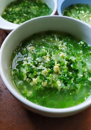 Foto resep Sup sawi putih