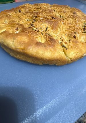 A picture of Focaccia bread.