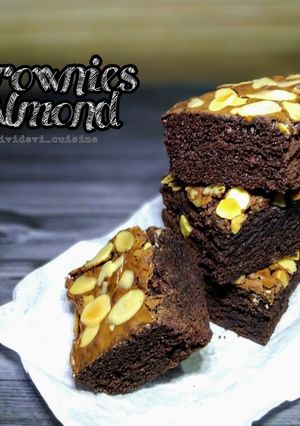Foto resep Brownies Almond
