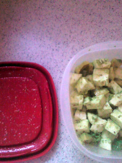 A picture of Avocado Mozzarella Salad.