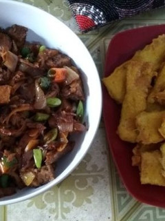 Foto resep Ampela hati tahu tempe bumbu kecap