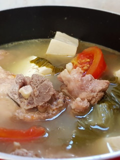Foto resep Kuah Bakut Sawi Asin