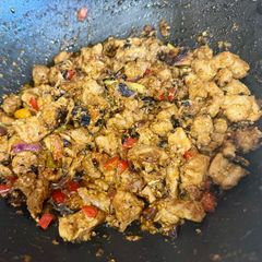 A picture of Chicken Sisig.