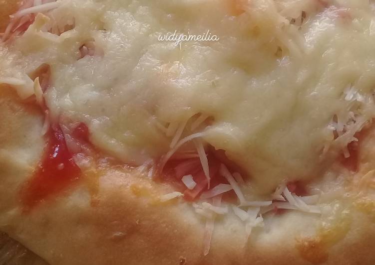 Resep Pizza mini empuk Anti Gagal