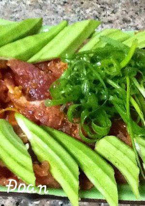 Hình của món Bò nướng XO.