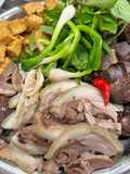 Bún Đậu Mắm Tôm with Boiled Pork Offal
