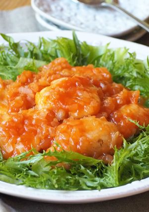 A picture of Easy Cod with Chili Sauce.