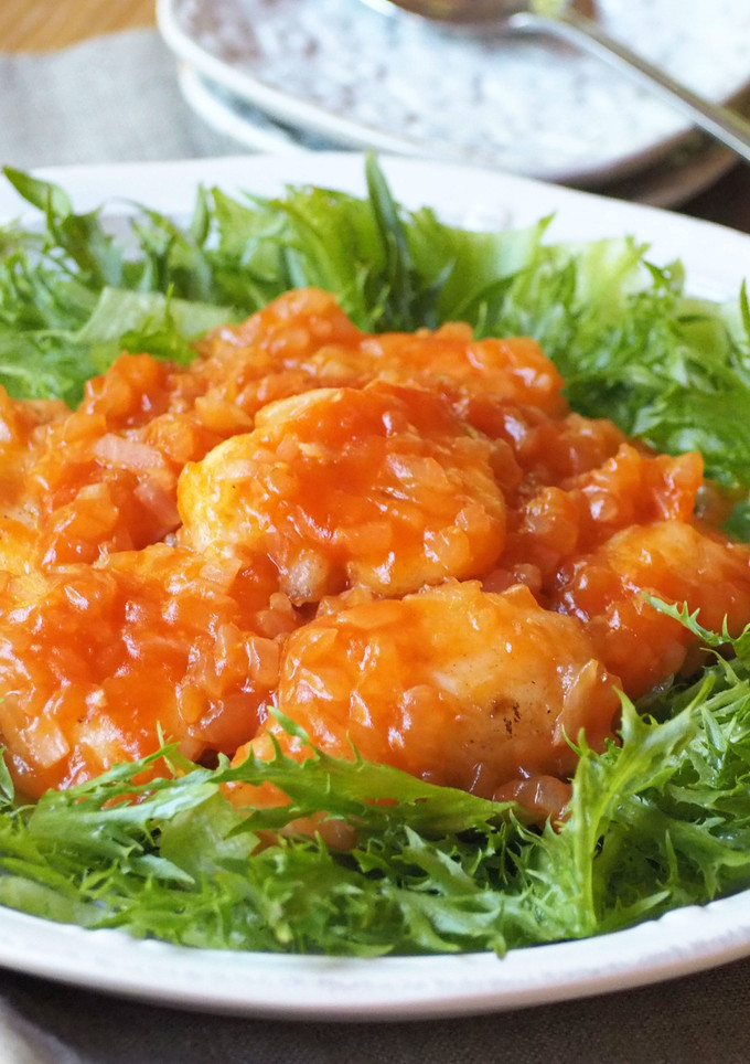 A picture of Easy Cod with Chili Sauce.