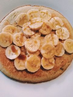 Una foto de Panqueques de banana