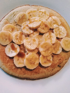 Una foto de Panqueques de banana