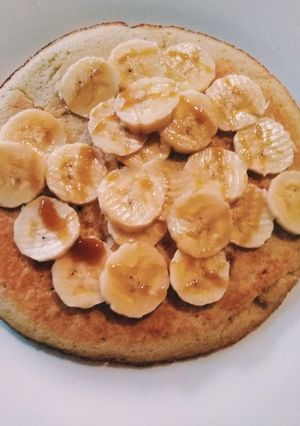Una foto de Panqueques de banana