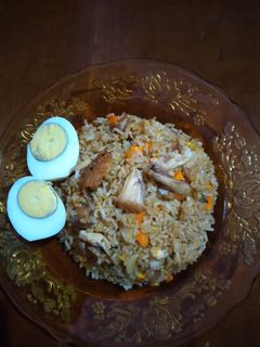 Foto resep Nasi goreng ayam wortel