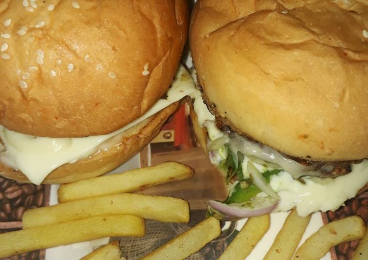 Recipe of Perfect Cheese Burger