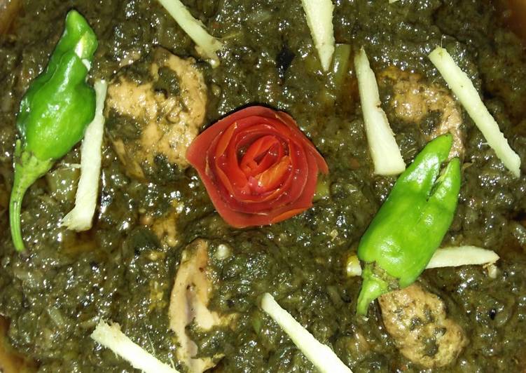 Easiest Way to Prepare Homemade Palak chicken