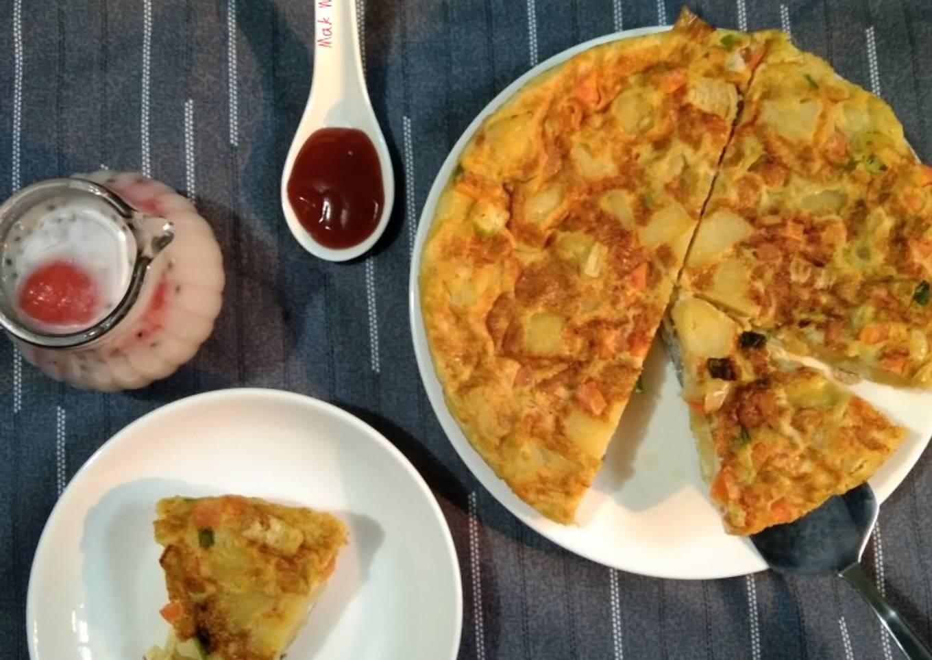 Dadar kentang telur