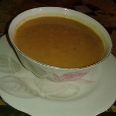 Sweet corn soup A picture of Sweet corn soup.