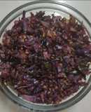 Purple cabbage sabji