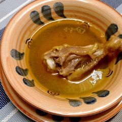 Spicy chicken broth#soupthemechallenge A picture of Spicy chicken broth#soupthemechallenge.