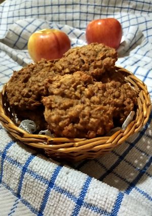 Una foto de Galletitas de manzana y nuez