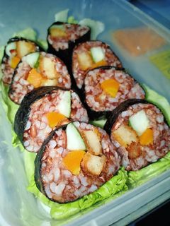 Foto resep Sushi Nasi Merah