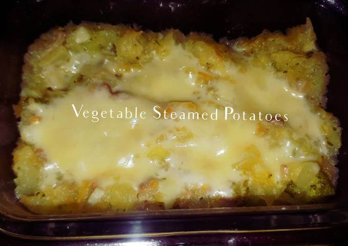 Cara bikin Vegetable Steamed Potatoes : MPASI 10+ bulan Cara bikin Vegetable Steamed Potatoes : MPASI 10+ bulan