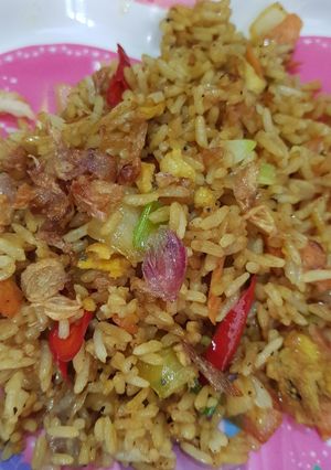 Foto resep Nasi goreng Salmon