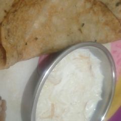 A picture of Wheat flour chilla.