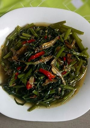 Foto resep Oseng Kangkung Teri Jengki
