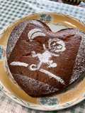 Gâteau fruité aux raisins, pomme et citron /gingembre