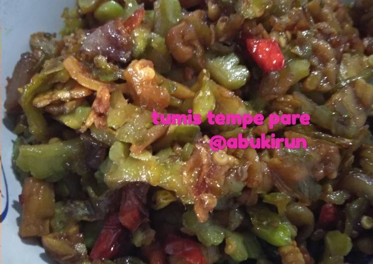 Tumis tempe pare