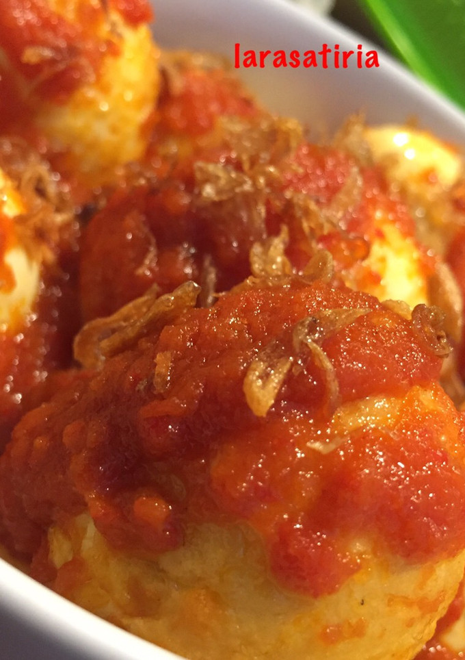 Foto resep Telur Bumbu Bali