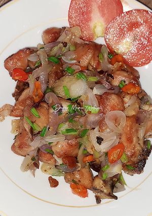 Foto resep Ayam goreng sambal bawang