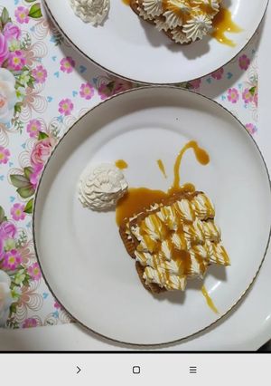 صورة لوصفة تحلية بشونتي والكراميل