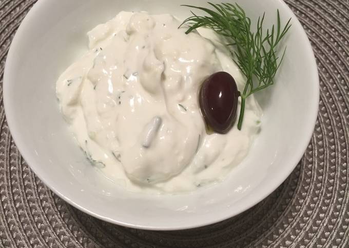 Simple Way to Make Ultimate Thick creamy tzatziki🇬🇷