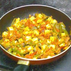 A picture of Paneer Jalfreze.