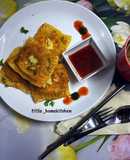 Bhetki Peyaj Posto Fried Ravioli